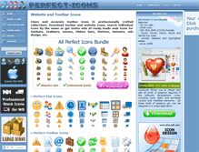 Tablet Screenshot of perfect-icons.com